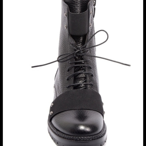 LAURA bellariva leather combat boots - Picture 2 of 14